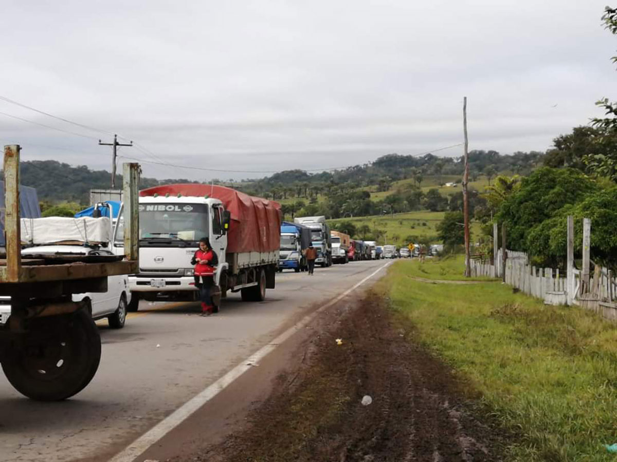 Lee más sobre el artículo Declaran cuarto intermedio en bloqueo de la carretera Beni-Santa Cruz