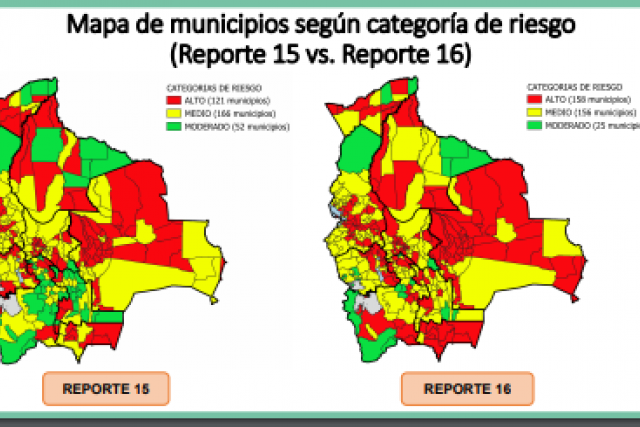 Lee más sobre el artículo Los municipios en riesgo alto suben a 158; La Paz ya está entre los cinco más afectados por el coronavirus