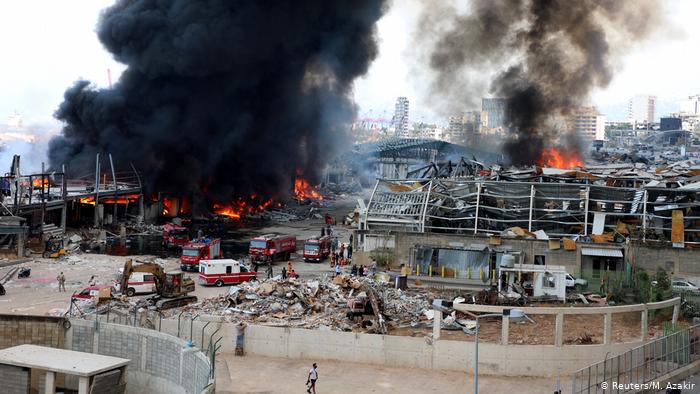 Lee más sobre el artículo Gran incendio en puerto de Beirut destruyó ayuda humanitaria