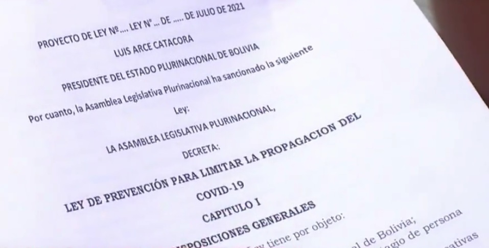 Lee más sobre el artículo Legislativo alista ley para exigir certificados de control de covid para trámites