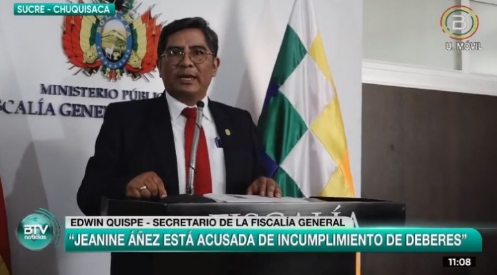 Lee más sobre el artículo La Fiscalía afirma que tiene más de 70 pruebas para enjuiciar a Añez por el “golpe” contra Evo