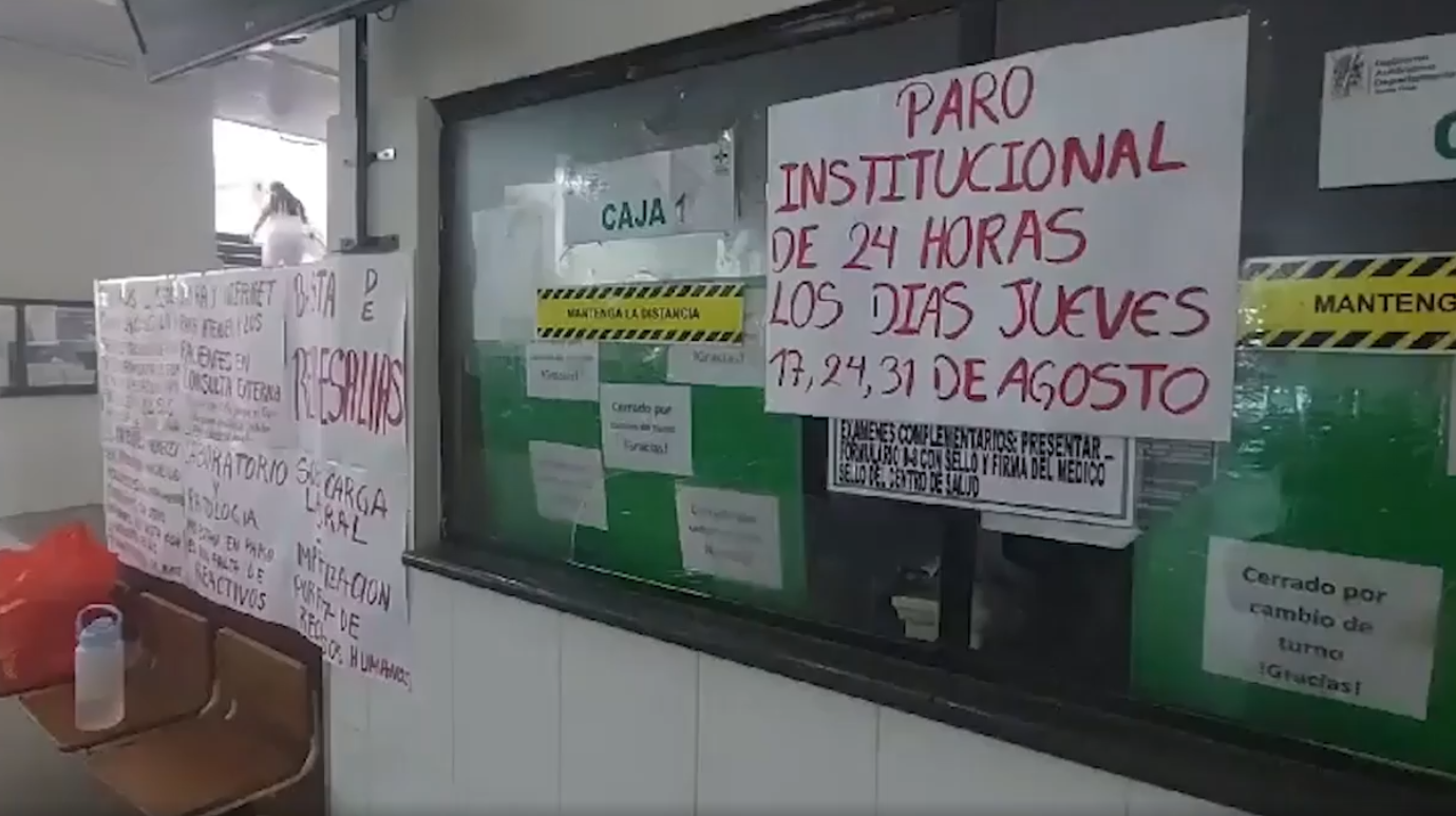 Lee más sobre el artículo Trabajadores del hospital San Juan de Dios cumplen su segundo jueves de paro de 24 horas